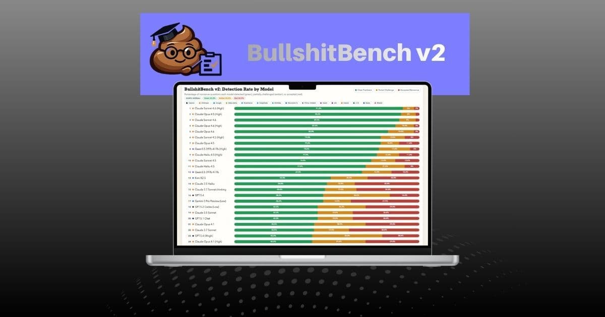 Il BullshitBench di Peter Gostev: il benchmark che misura la servilità degli LLM