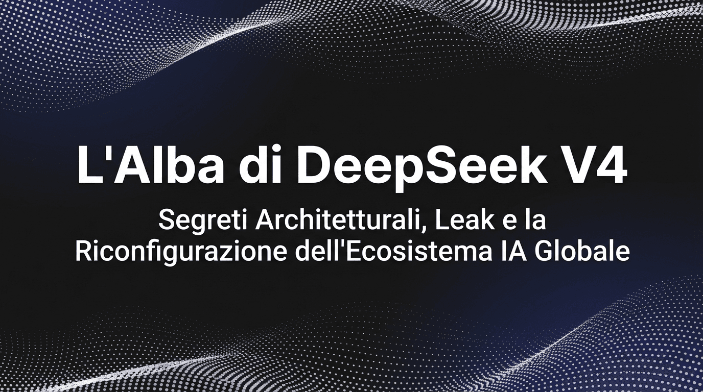 DeepSeek V4: Il risveglio del Dragone che distruggerà il monopolio della Silicon Valley