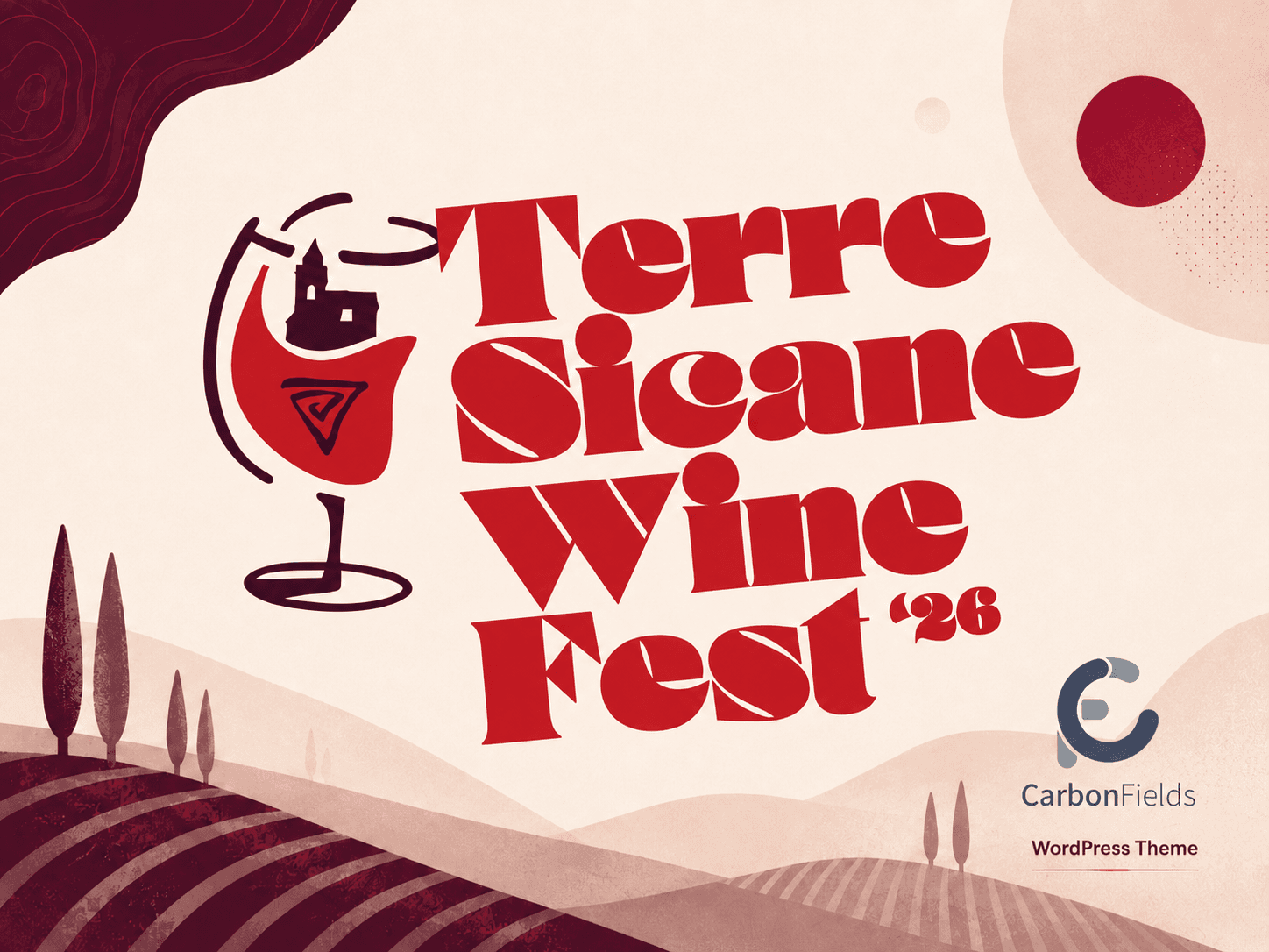 Terre Sicane Wine Fest - tema WordPress su misura per il festival del vino